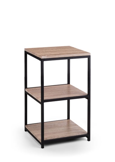 Julian Bowen Brown Tribeca Tall Narrow Side Table Sonoma (60 x 35 x 35cm)