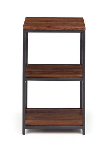 Julian Bowen Tribeca Tall Narrow Side Table Walnut (60 x 35 x 35cm)