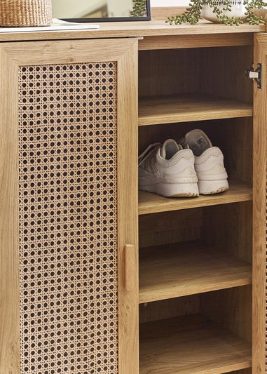 Julian Bowen Brown Sydney Shoe Cupboard