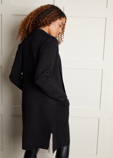 Threadbare Black Vivien Tailored Cardigan