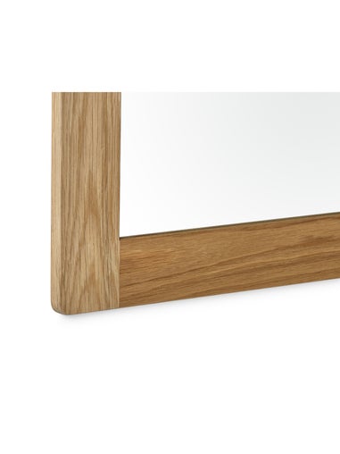 Julian Bowen Brown Mallory Wall Mirror (70 x 100 x 2cm)