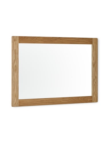 Julian Bowen Brown Mallory Wall Mirror (70 x 100 x 2cm)