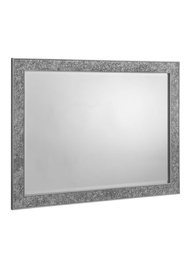 Julian Bowen Silver Staccato Fragment Wall Mirror (80 x 110 x 2.5cm)