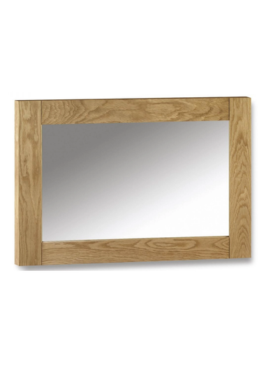 Julian Bowen Brown Marlborough Wall Mirror (70 x 100 x 2cm)