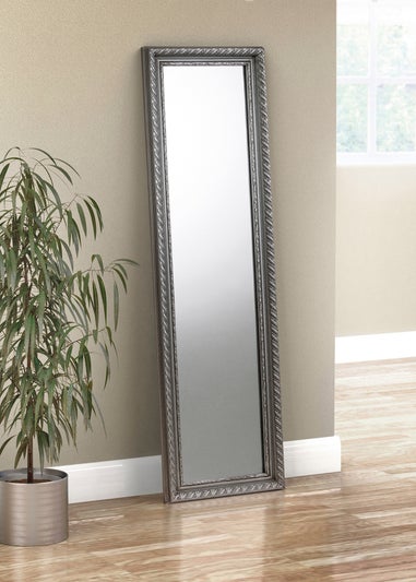 Julian Bowen Grey Allegro Dress Mirror Pewter (128 x 38 x 3cm)