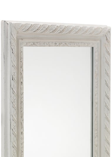 Julian Bowen White Allegro Dress Mirror (128 x 38 x 3cm)