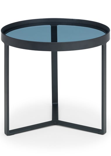 Julian Bowen Black Loft Lamp Table (45 x 50 x 50cm)