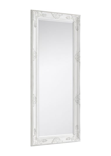 Julian Bowen Palais White Lean To Dress Mirror (170 x 70 x 6cm)