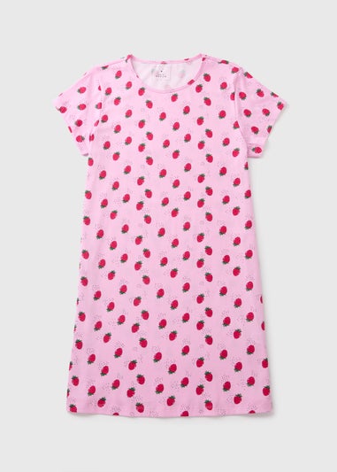 Pink Strawberry Nightie