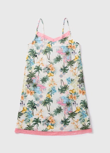 Tropical Print Soft Touch Nightie