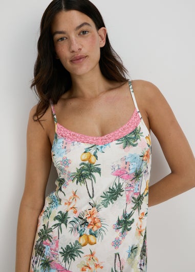 Tropical Print Soft Touch Nightie