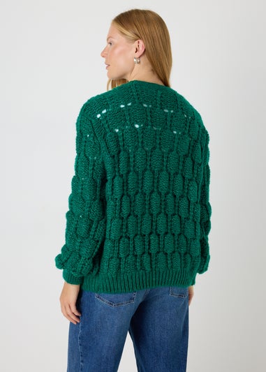 Teal Lofty Cardigan