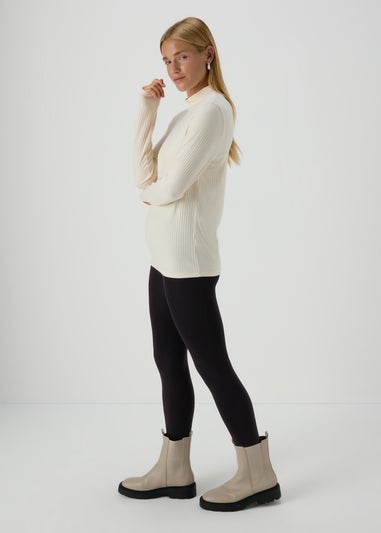 Black Lightweight Fleece Leggings