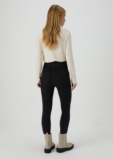 Black Lightweight Fleece Leggings