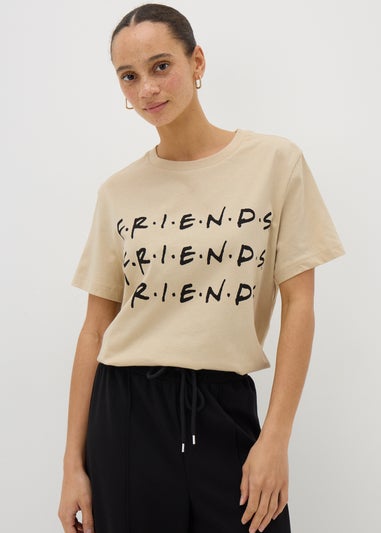 Cream Friends Graphic T-Shirt