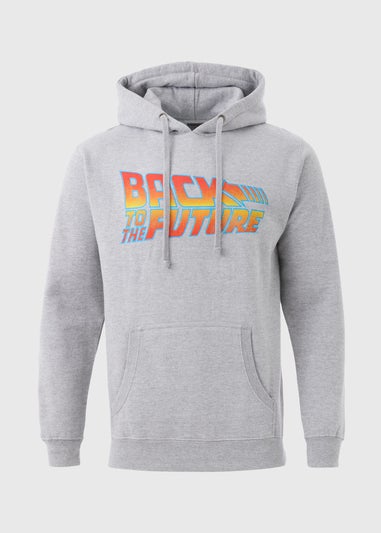 Grey Back To The Future Hoodie