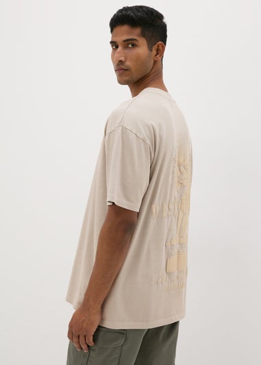 Taupe Washed City Of Angels T-Shirt