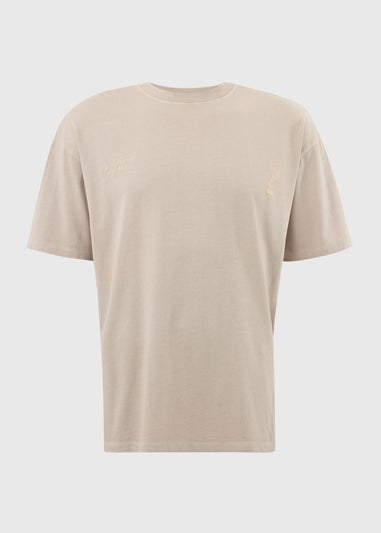 Taupe Washed City Of Angels T-Shirt