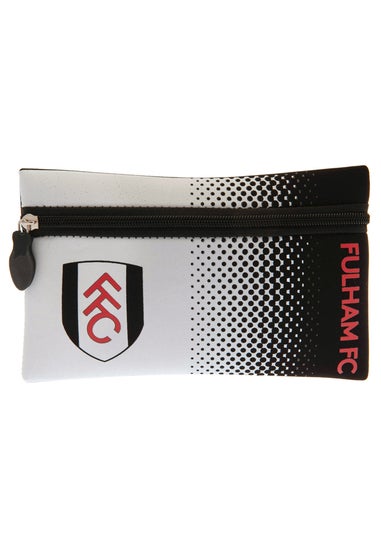 Fulham FC Black/White Crest Pencil Case