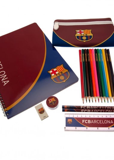 FC Barcelona Maroon School Supply Set