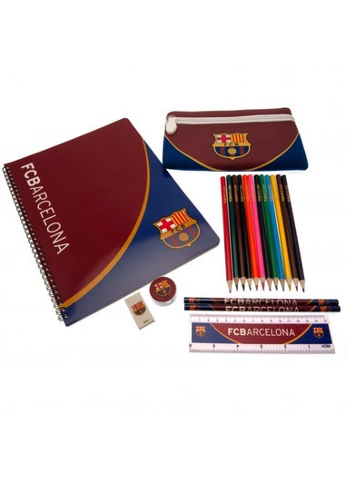 FC Barcelona Maroon School Supply Set