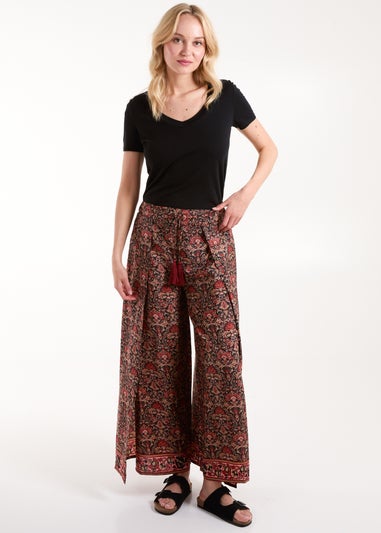 Blue Vanilla Red Wrap Trousers