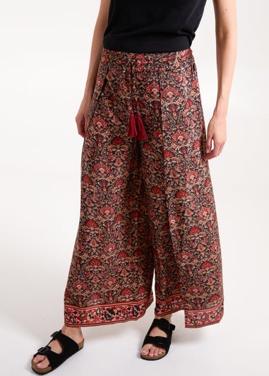 Blue Vanilla Red Wrap Trousers