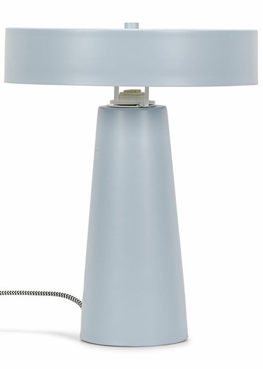 ValueLights Remi Blue Metal Table Lamp (31cm x 25cm x 25cm)