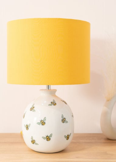 ValueLights Jayne Bee Ceramic Table Lamp (42.5cm x 28cm x 28cm)