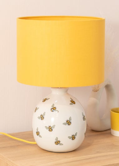 ValueLights Jayne Bee Ceramic Table Lamp (42.5cm x 28cm x 28cm)