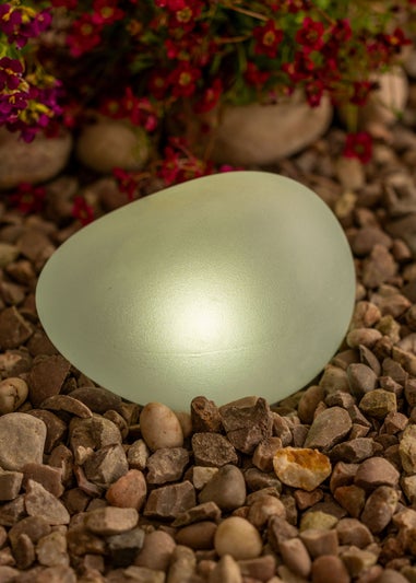 ValueLights Pebble Solar Lights Set of 2 (10.9cm x 12.5cm x 16.7cm)