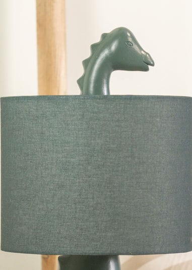 ValueLights Green Dinosaur Table Lamp (46.5cm x 33cm x 21.5cm)