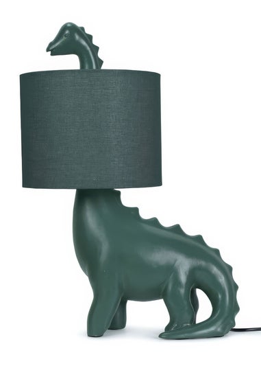 ValueLights Green Dinosaur Table Lamp (46.5cm x 33cm x 21.5cm)