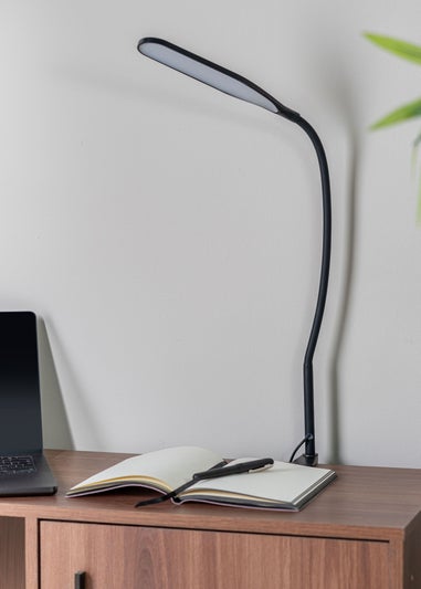 ValueLights Black Daylight Desk Lamp (50cm x 30cm x 15cm)