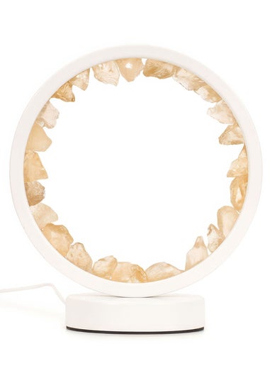 ValueLights Citron Crystal Wellness Lamp (20.5cm x 10.5cm x 18cm)