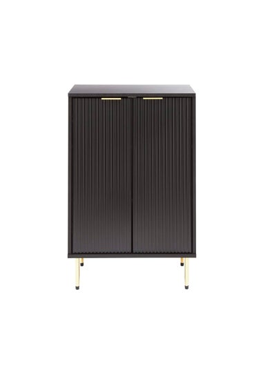 Lloyd Pascal Black Venice 2 Door Cabinet