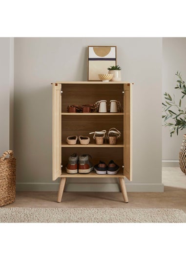 Lloyd Pascal Natural Abbey Rattan 2 Door Cabinet