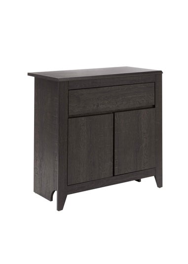 Lloyd Pascal Black Nevern Textured 2 Door Sideboard