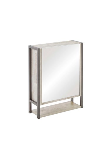 Lloyd Pascal Grey Madley Mirror Cabinet