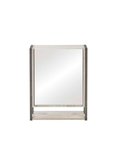 Lloyd Pascal Grey Madley Mirror Cabinet