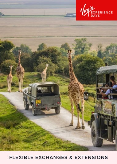 Virgin Experience Days Family Port Lympne Reserve and Truck Safari with Shared Animal Adoption