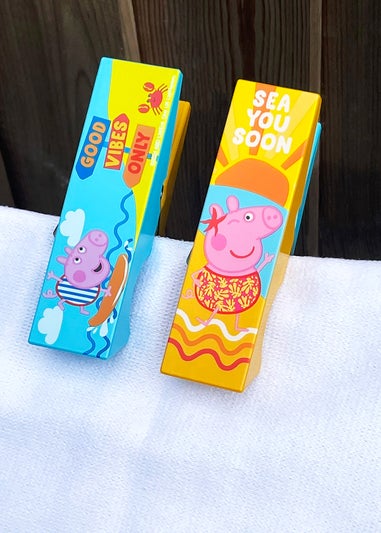 Peppa Pig Vibes Beach Pool Towel Clips