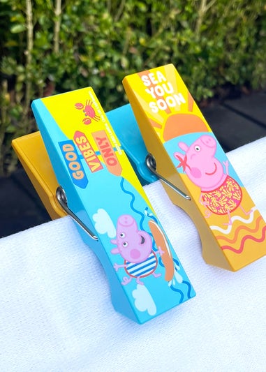 Peppa Pig Vibes Beach Pool Towel Clips