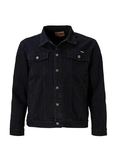 Duke Black Western Trucker Style Denim Jacket