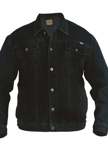 Duke Black Western Trucker Style Denim Jacket