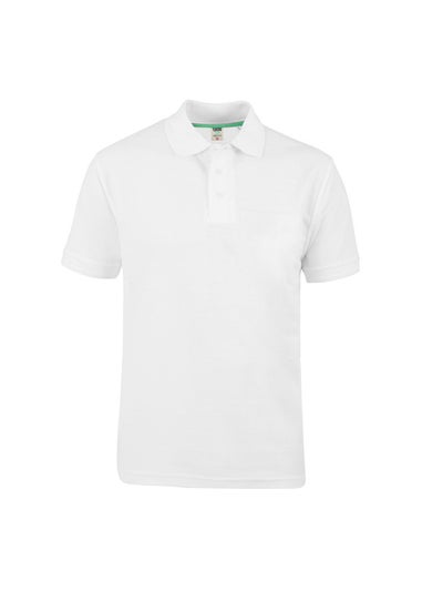 Duke White Grant Kingsize Pique Polo Shirt