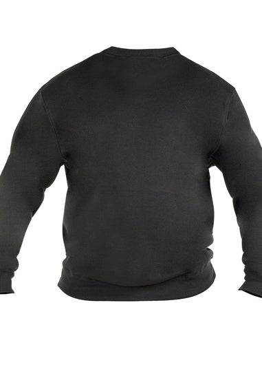 Duke Black Rockford Kingsize Sweat Crew Neck Jumper