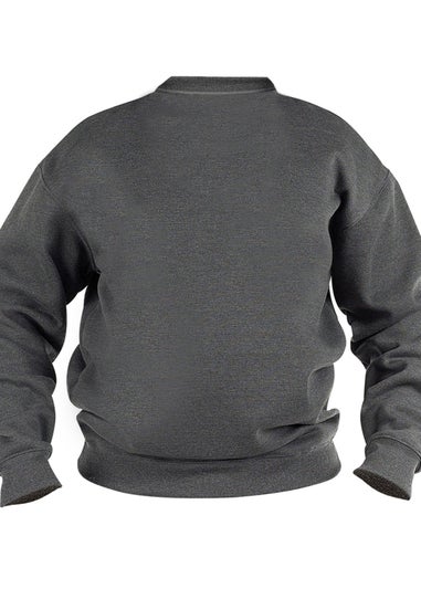 Duke Grey Rockford Kingsize Sweat Crew Neck Jumper