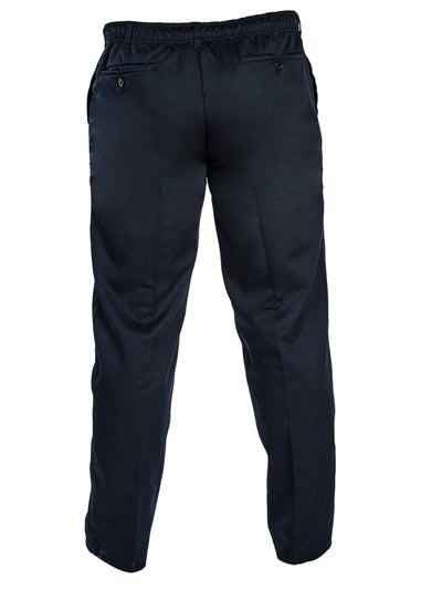 Duke Black Basilio Full Elastic Waist Rugby Trousers