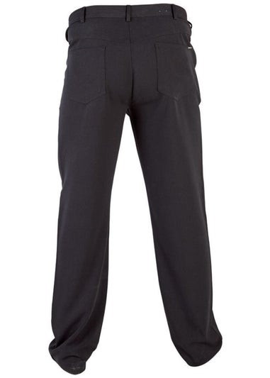 Duke Black London Kingsize Beck Bi Stretch Five Pocket Trousers